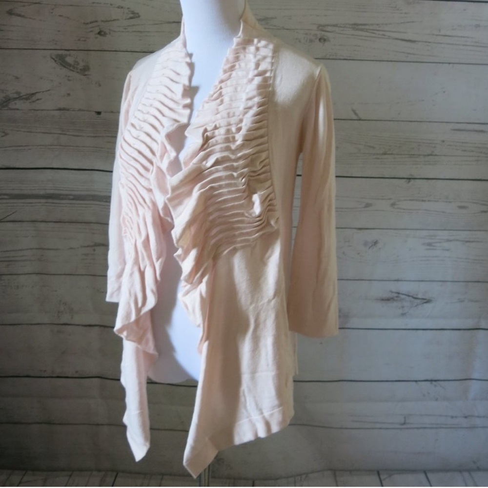 Line cashmere cardigan